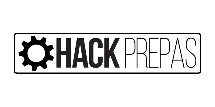 Hack Prepas logo: a black gear next to the words "HACK PREPAS" inside a rounded rectangle